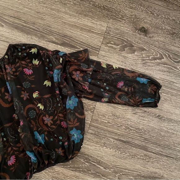 Free People Wildflower Mesh Top - Picture 3 of 6